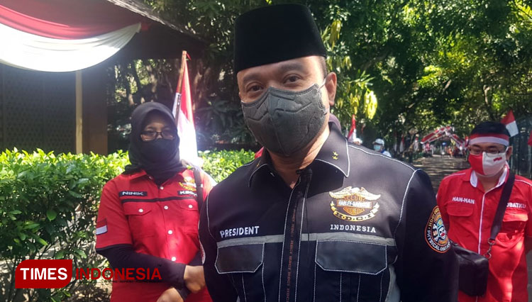 Ketua Umum Harley Davidson Club Indonesia Irjen Pol Teddy Minahasa Putra