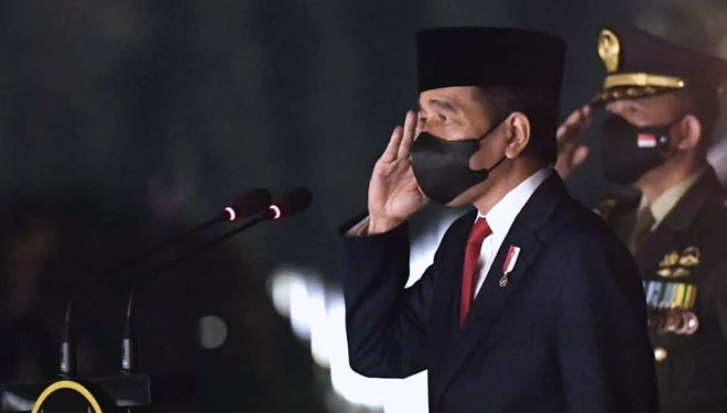 Renungan Suci di TMP Kalibata: Jokowi: Hormat Kami untuk Para Pahlawan