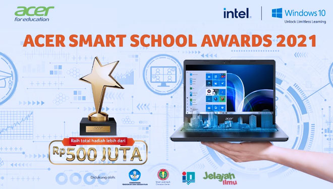 Acer Smart School Awards 2021 diwarnai hadiah ratusan juta (FOTO: Dok. Acer for TIMES Indonesia) 