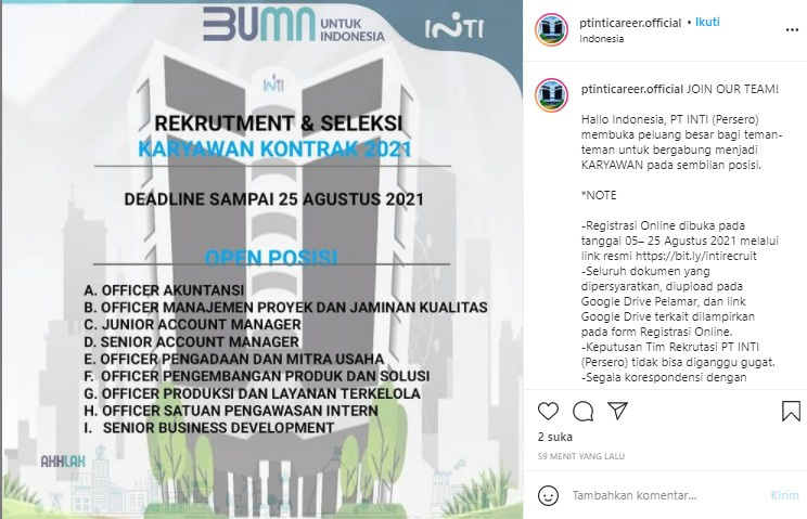 cek fakta pt inti 3