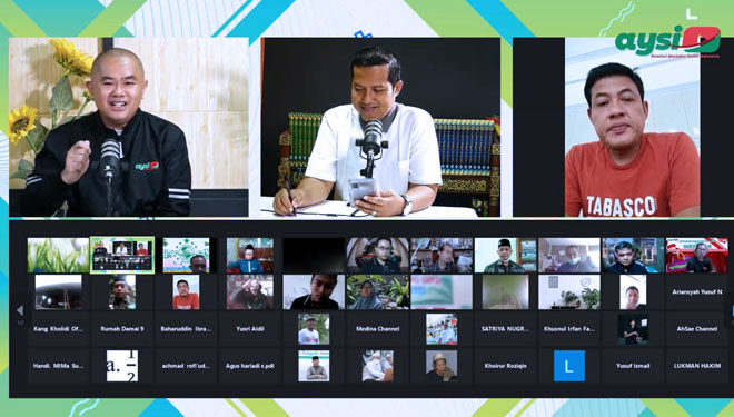 Webinar Strategi Marketing dan Monetisasi YouTube yang diselenggarakan oleh AYSI (Foto : Tangkap layar YouTube AYSI)