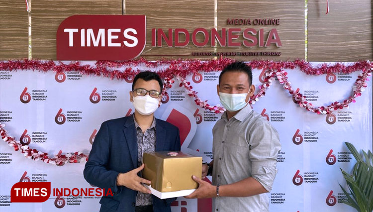 Kunjungan Royal Tulip Darmo Surabaya di Kantor TIMES Indonesia yang berada di Surabaya (Foto: Dok. TIMES Indonesia)