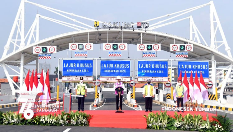 Peresmian Tol Kelapa Gading Pulo Gebang b