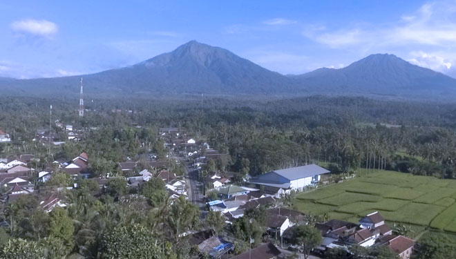 Desa Tamansari Banyuwangi dilihat dari udara. (Foto: Dokumentasi TIMES Indonesia)