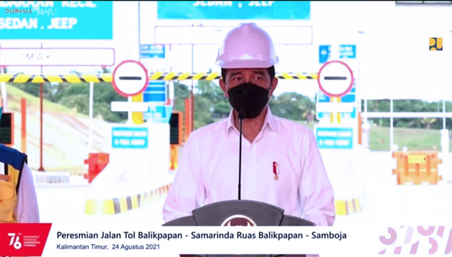 Presiden RI Jokowi: Tol Balsam akan Jadi Tulang Punggung Pengembangan Ekonomi Kaltim