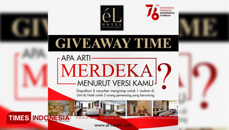 Giveaway time of éL Hotel International. (Photographs: éL Hotel International for TIMES Indonesia)