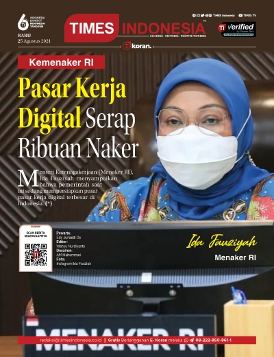 Edisi Rabu, 25 Agustus 2021: E-Koran, Bacaan Positif Masyarakat 5.0