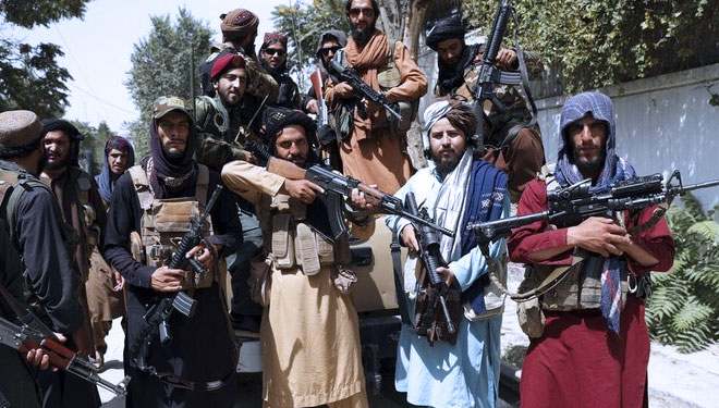 Kelompok Taliban yang kini menguasai Afganistan. (FOTO: AP)