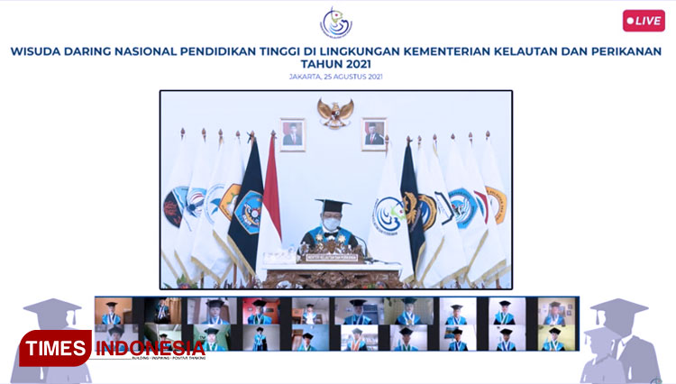 Menteri KKP Hadiri Pelepasan Wisudawan Politeknik Kelautan dan Perikanan Sidoarjo