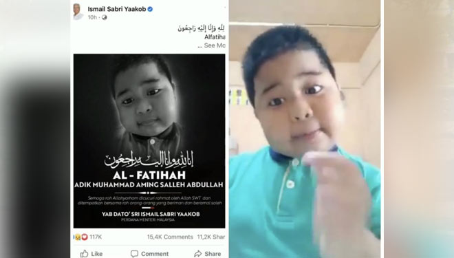 Adik Aming meninggal dunia. (FOTO: media sosial)