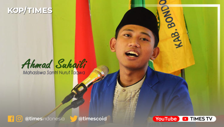 Ahmad Suhaili, Ketua Rayon PMII Nurut Taqwa dan Mahasiswa Santri Nurut Taqwa.