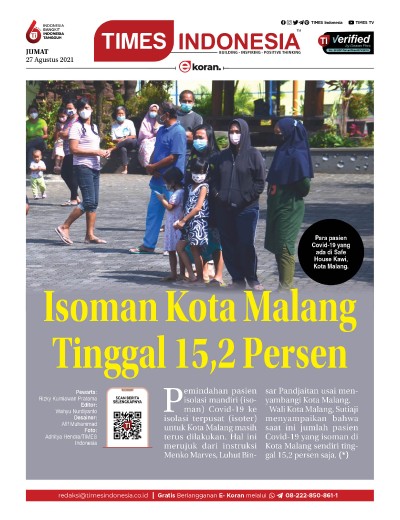 Edisi Jumat, 27 Agustus 2021: E-Koran, Bacaan Positif Masyarakat 5.0