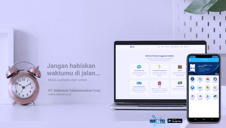 Indotel tawarkan berbagai kebutuhan digital dengan harga terjangkau. (FOTO: Indotel)