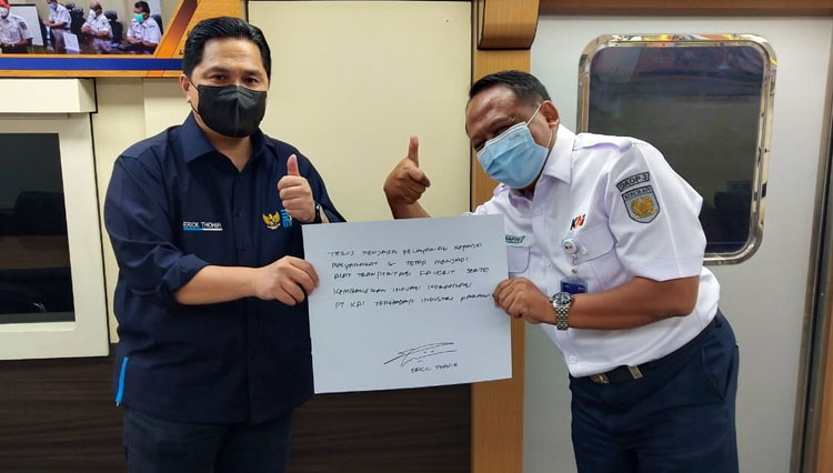 Menteri BUMN Erick Tohir a