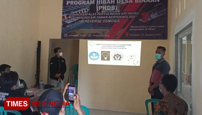 Mahasiswa Politeknik Negeri Banyuwangi Ciptakan Teknologi Penyulingan Air Payau Jadi Air Tawar