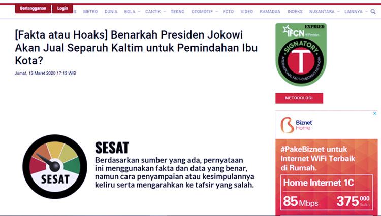cek fakta jokowi menjual separuh kaltim 4