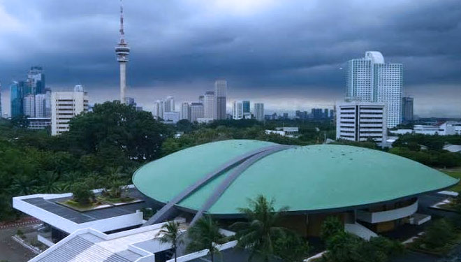 Kantor DPR RI di Jakarta. (FOTO: Kompas)