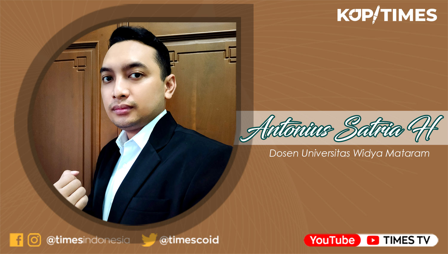 Antonius Satria Hadi, S.E., M.Sc, Mahasiswa Ph.D. University of Kuala Lumpur; Dosen Program Studi Kewirausahaan, Universitas Widya Mataram.