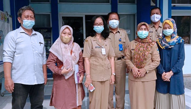 LPPI Unisnu Jepara dan Dinas DP3AP2KB Pemkab Jepara usai audiensi. (foto: Unisnu for TIMES Indonesia)