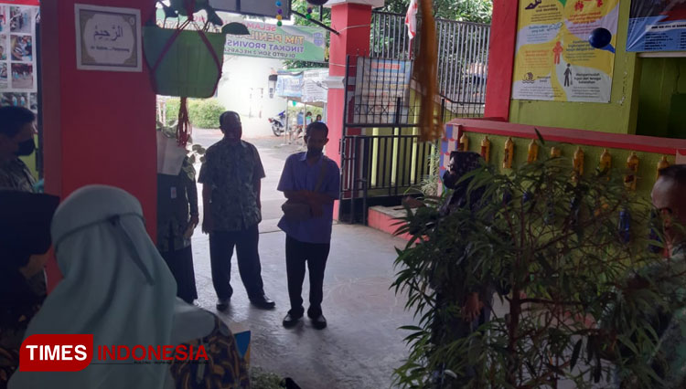 SDN 2 Hegarsari saat diverifikasi tim penilai dari Provinsi (Foto: Susi/TIMES Indonesia)