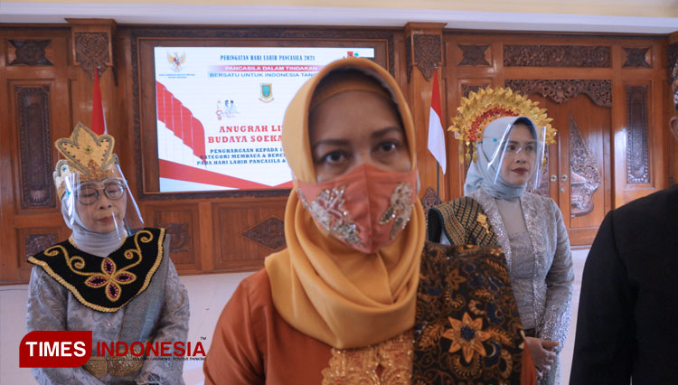 Wali Kota Mojokerto, Ika Puspitasari saat diwawancarai TIMES Indonesia. (Foto: Dok. TIMES Indonesia)