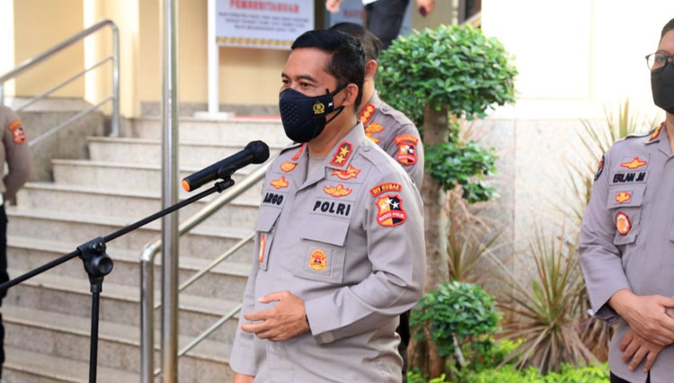 Kadiv Humas Polri Irjen Pol Argo Yuwono saat memberikan keterangan persnya. (Foto: Dok. Humas Polri)