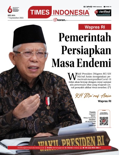 Edisi Selasa, 7 September 2021: E-Koran, Bacaan Positif Masyarakat 5.0