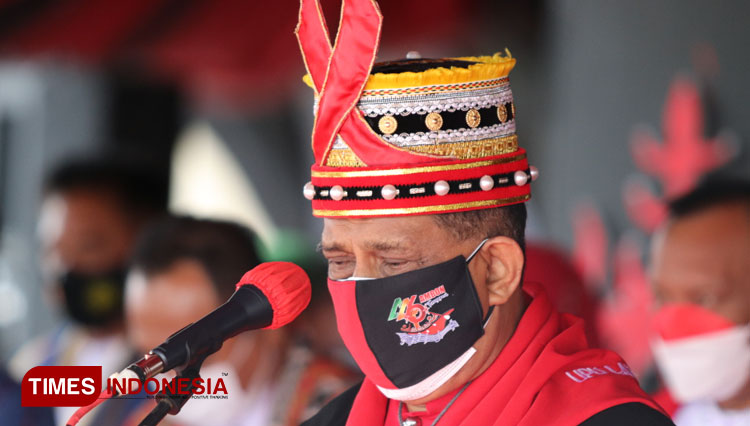 Diguyur Hujan Deras, Upacara HUT Ke-446 Kota Ambon Berjalan Khidmat