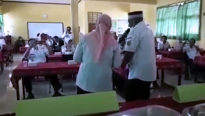 Polres Bondowoso Selidiki Video Dangdutan Diduga Kepala Dinas Pendidikan 