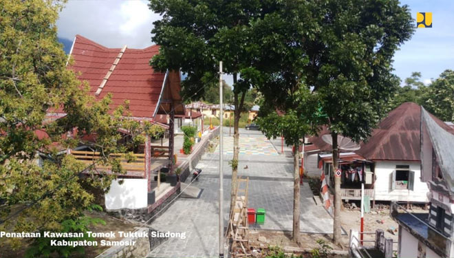 Ilustrasi pembangunan infrastruktur yang dilakukan Kementerian PUPR RI guna mendukung konektivitas, ketahanan pangan nasional, serta sektor pariwisata di Provinsi Sumatera Utara ini. (FOTO: Biro Komunikasi Publik Kementerian PUPR RI)