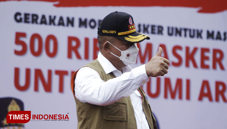 Kepala BNPB Letjen TNI Ganip Warsito. (FOTO: Ryan/TIMES Indonesia)