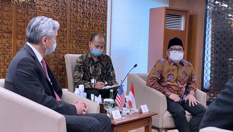 Wakil Ketua DPR RI Abdul Muhaimin Iskandar saat bertemu Dubes AS untuk Indonesia H.E. Sung Y. Kim. (FOTO: Dok. DPR RI)