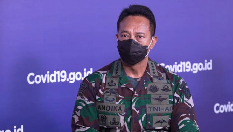  Kepala Staf Angkatan Darat (Kasad) Jenderal TNI Andika Perkasa. (FOTO: Situs Resmi Satgas Covid-19)