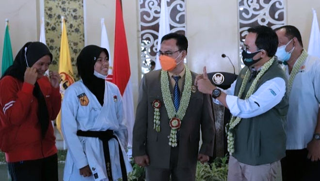 Acara musyawarah olahraga Kabupaten Pamekasan yang berlangsung di Mandhapa Aghung Ronggosukowati. (Foto: Diskominfo for TIMES Indonesia)