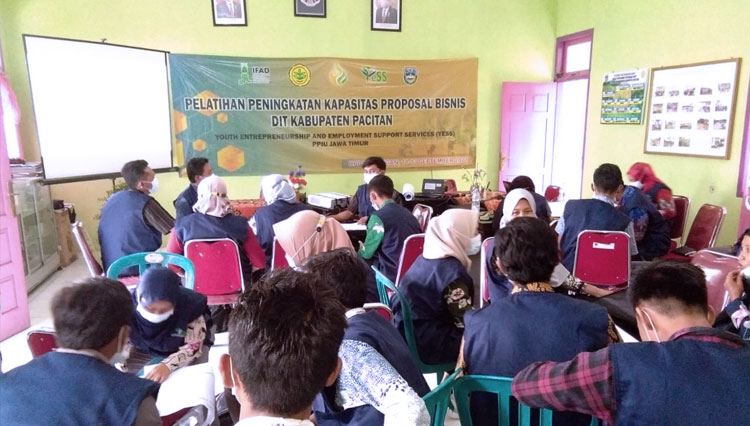 Suasana kegiatan peningkatan kapasitas CPM Program YESS di Kabupaten Pacitan, Selasa (14/9/2021). (FOTO: Polbangtan Malang) 