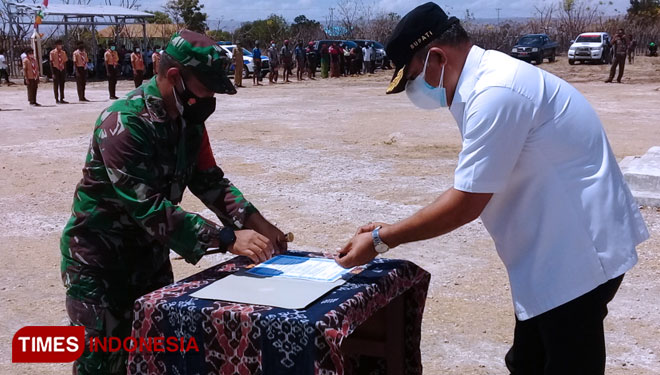 Bupati Sumba Timur Resmi Buka Kegiatan TMMD di Rambangaru
