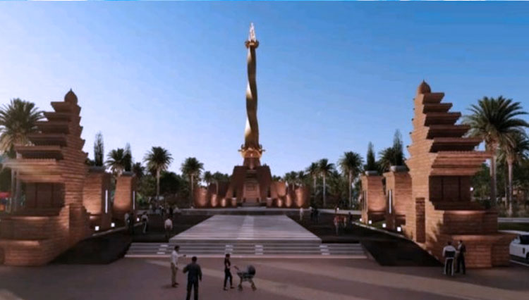 tugu alun alun mojokerto 2