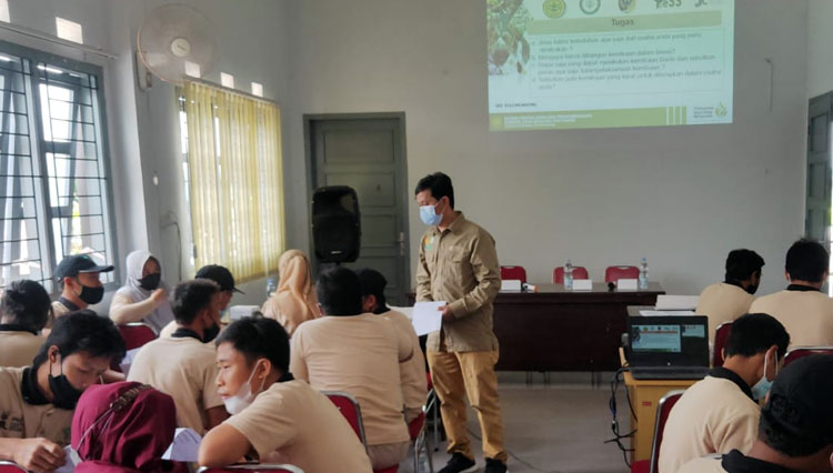 Suasana pelatihan penyusunan proposal bisnis di BPP Bandung, Kabupaten Tulungagung, Selasa (14/9/2021). (FOTO: Polbangtan Malang).