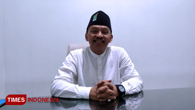 Ketua Fraksi PKB DPRD Jombang, Subaidi Muchtar saat ditemui di kantor DPC PKB Jombang (FOTO: Rohmadi/TIMES Indonesia)