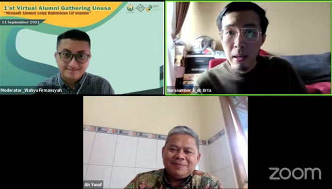Hadirkan Alumni Sukses dan Influencer, Unusa Gelar Virtual Alumni Gathering