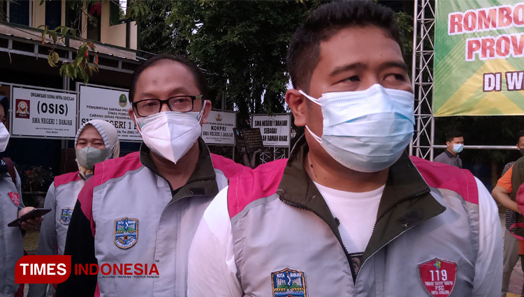 Dr Andi Bastian, Kadis Kesehatan Kota Banjar saat memberikan keterangan (foto: Susi/TIMES Indonesia)
