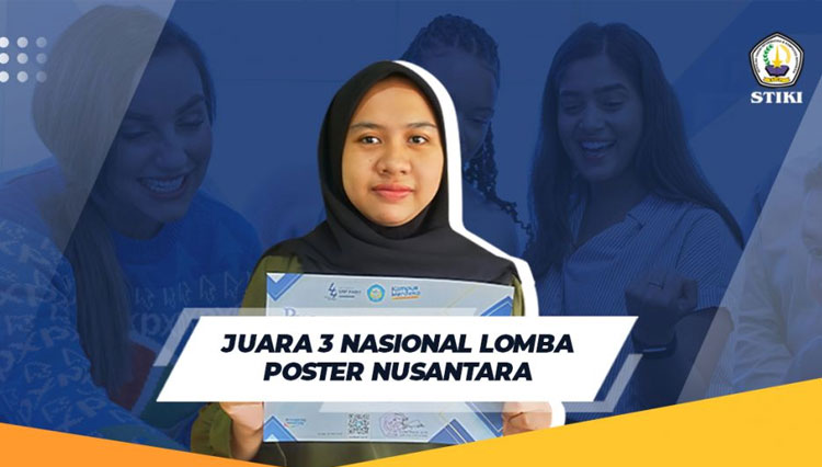 3 Jam Buat Poster Mahasiswa Dkv Stiki Malang Ini Juarai Lomba Poster