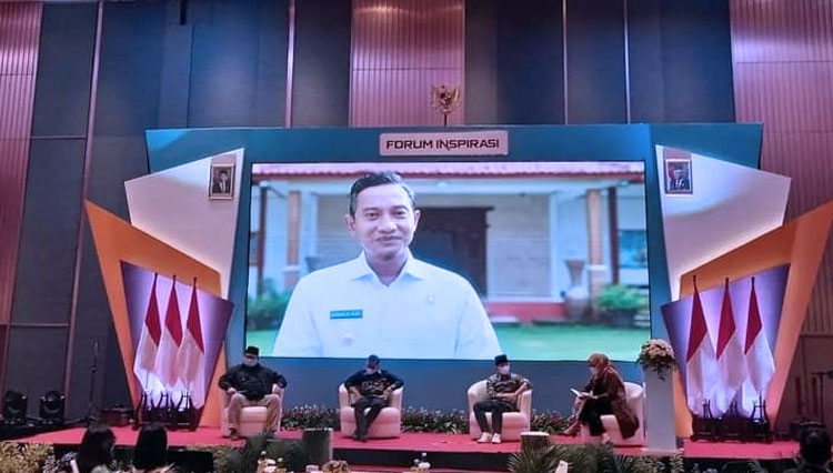 Jadi Narasumber di Forum Inspirasi Kecamatan Jawa Timur, Bupati Pacitan Kenalkan Program LABKD