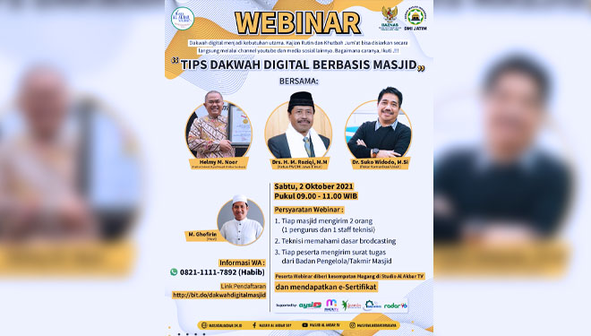 Masjid Nasional Al Akbar Surabaya menggelar pelatihan dakwah digital. (FOTO: Al Akbar Surabaya for TIMES Indonesia)