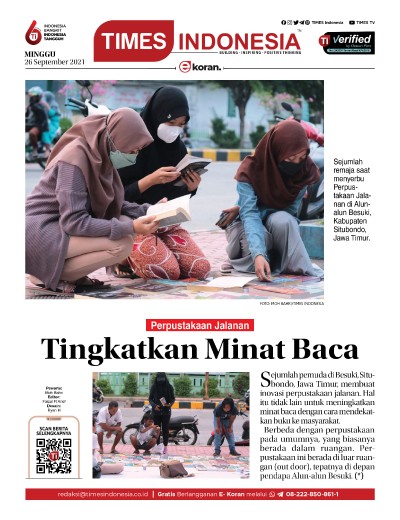 Edisi Minggu, 26 September 2021: E-Koran, Bacaan Positif Masyarakat 5.0