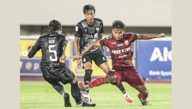 Persis Solo memetik hasil positif pada laga pembuka Liga 2 musim 2021 atas Ahha PS Pati, Minggu (26/9/2021) di stadion Mahahan Solo (Foto: Intstagram/persisofficial)