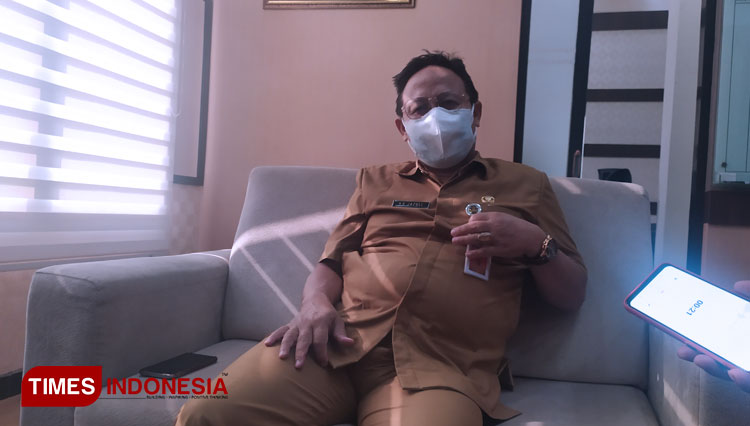 Akhmad Jazuli, Sekretaris Daerah Kabupaten Jombang saat ditemui di ruangannya Pemkab Jombang (FOTO: Rohmadi/TIMES Indonesia)