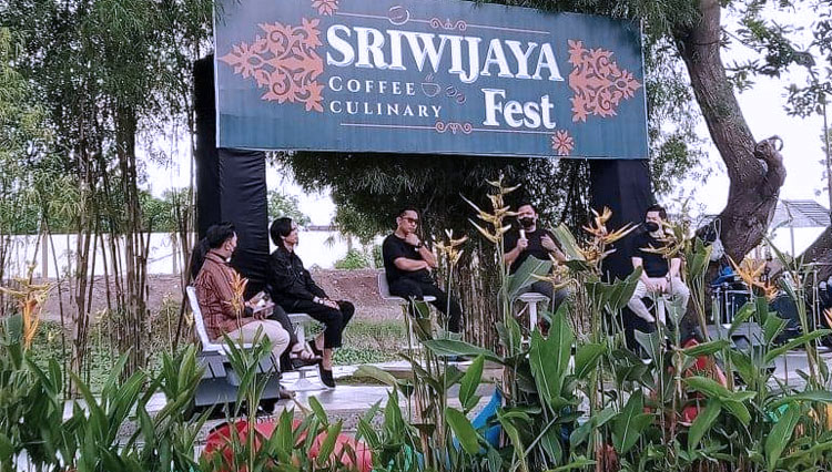 Sriwijaya Fest ajang memperkenalkan Kopi Sumsel (Foto: Rochman/TIMES Indonesia)