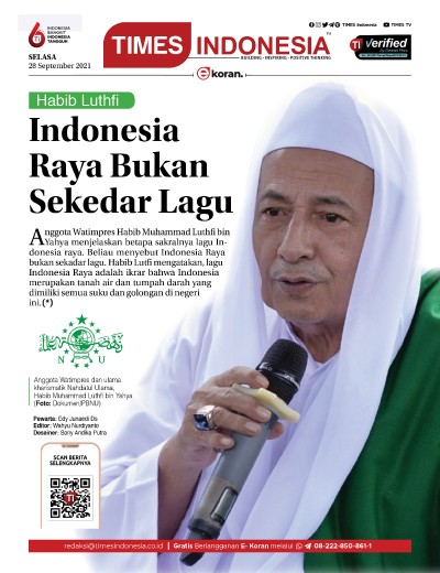 Edisi Selasa, 28 September 2021: E-Koran, Bacaan Positif Masyarakat 5.0