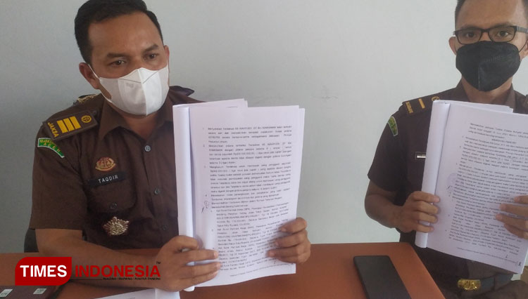 Kepala Seksi Pidana Khusus Kejaksaan Negeri Simeulue, Aceh Taqdirullah. Foto: Kadri/TIMES Indonesia. 